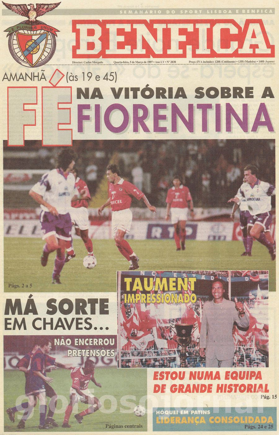 jornal o benfica 2838 1997-03-05